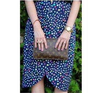 Blogger Fav J Crew Tulip Skirt In Ratti Happy Cat Print Navy background Sz 2